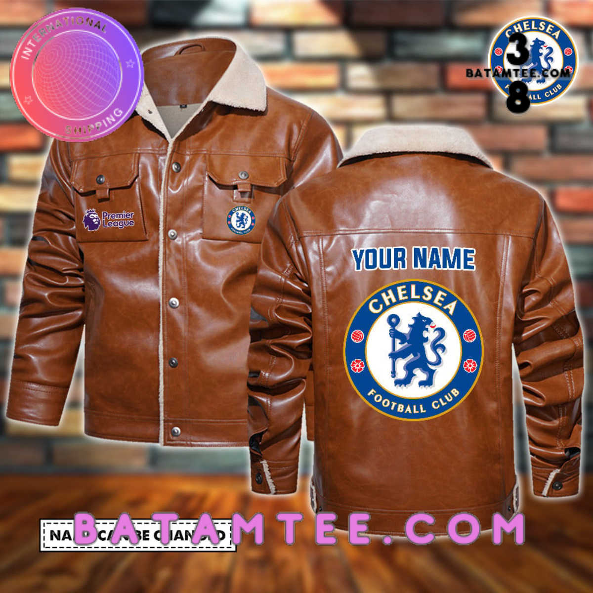 Personalized Leather jacket for Chelsea FC fans-Limited Edition's Overview - Batamtee Shop - Threads & Totes: Your Style Destination