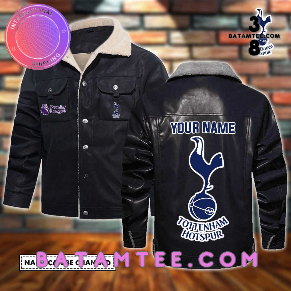 Personalized Leather jacket for Tottenham Hotspur FC fans-Limited Edition