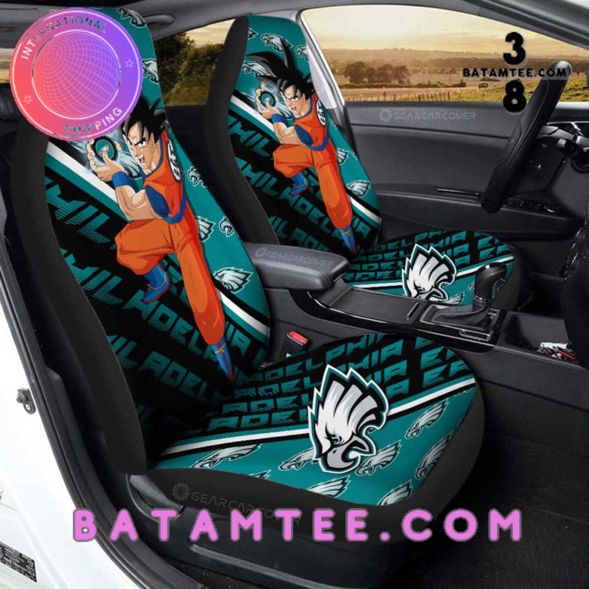 Android 18 Car Seat Covers Custom Galaxy Style Dragon Ball Anime RR Car  Accessories - Batamtee Shop - Threads & Totes: Your Style Destination