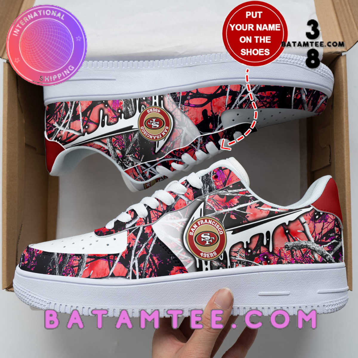 San Francisco 49ers Colorful Personalized Air Force 1 Shoes's Overview - Batamtee Shop - Threads & Totes: Your Style Destination