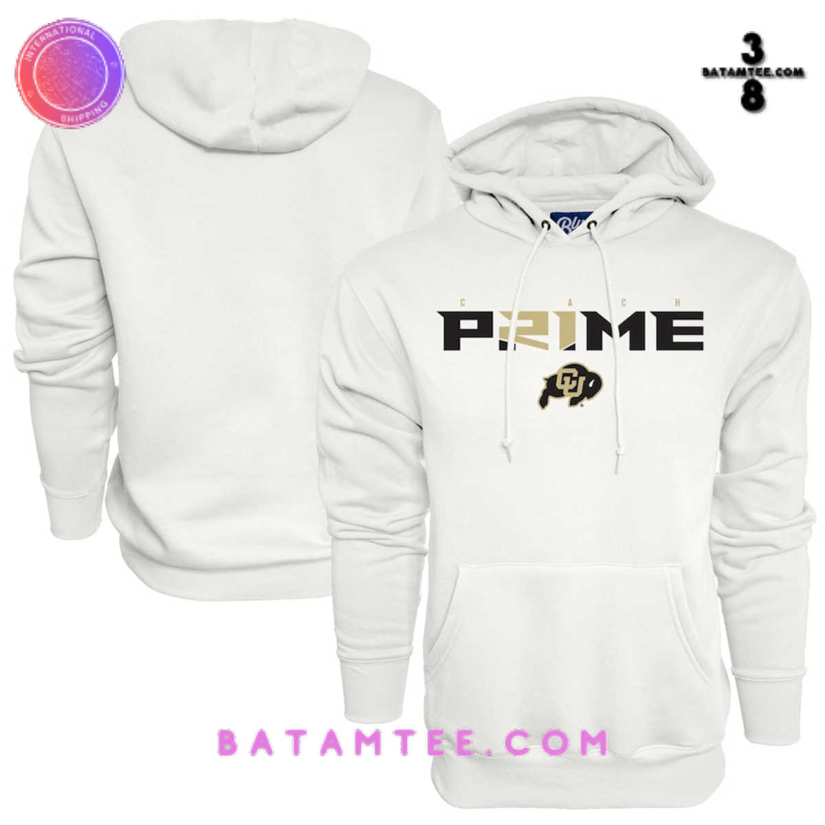 Deion Sanders White Colorado Buffaloes Coach Prime Limited Pullover Hoodie