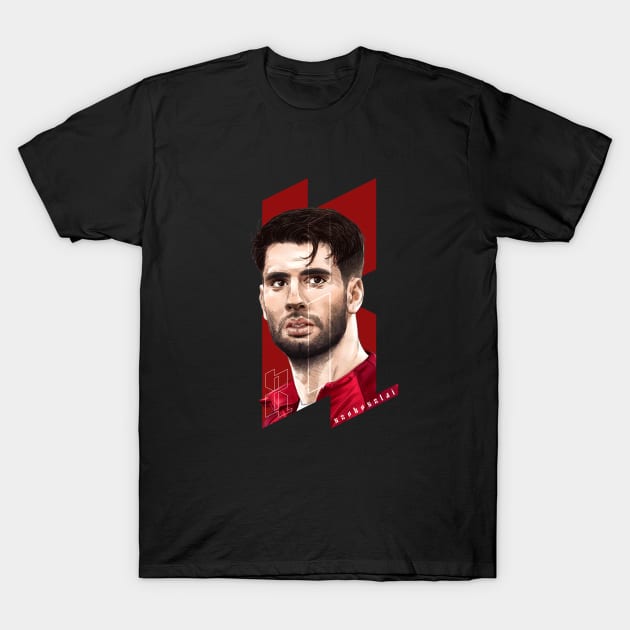 Dominik Szoboszlai Number 8 New Era T-Shirt