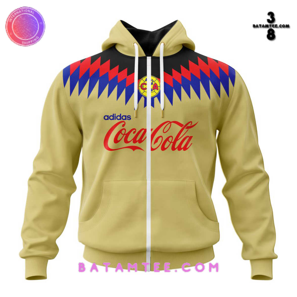 LIGA MX Club America Retro 1994 1996 Home Kits Personalized Hoodie's Overview - Batamtee Shop - Threads & Totes: Your Style Destination