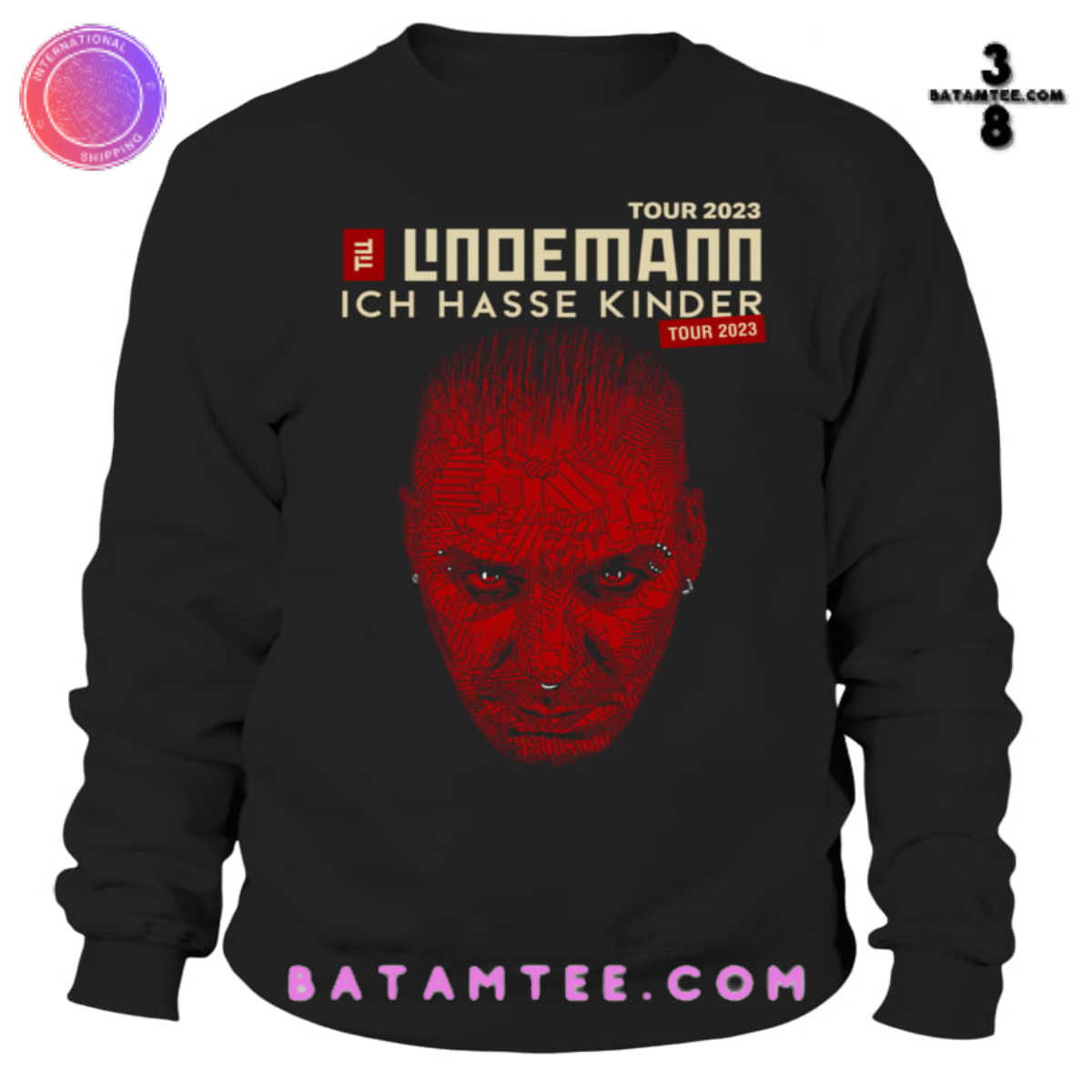 Lindemann Ich Hasse Kinder Tour 2023 Black Sweatshirt