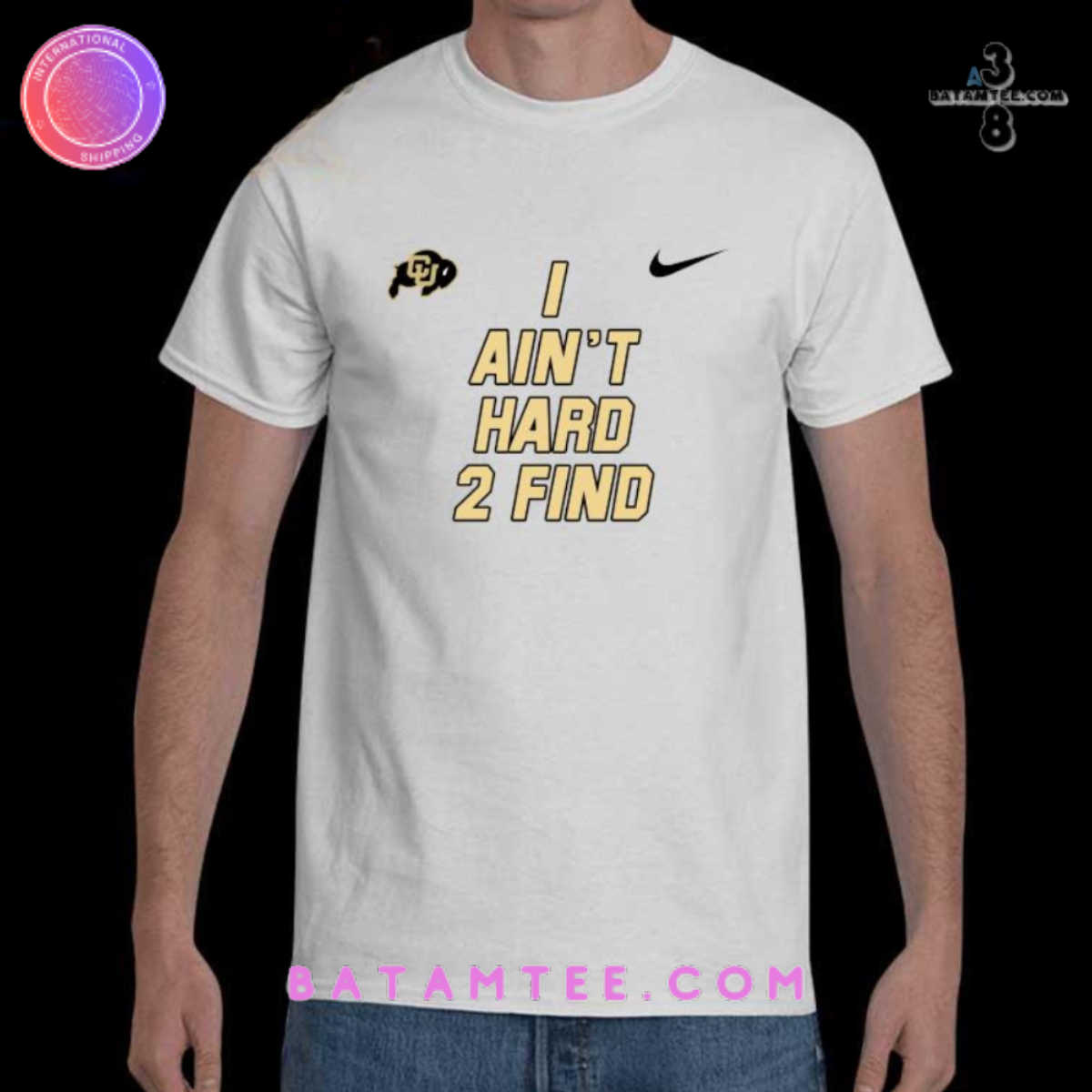 Men's Nike White Colorado Buffaloes Coach Prime I Ain't Hard 2 Find T-Shirt