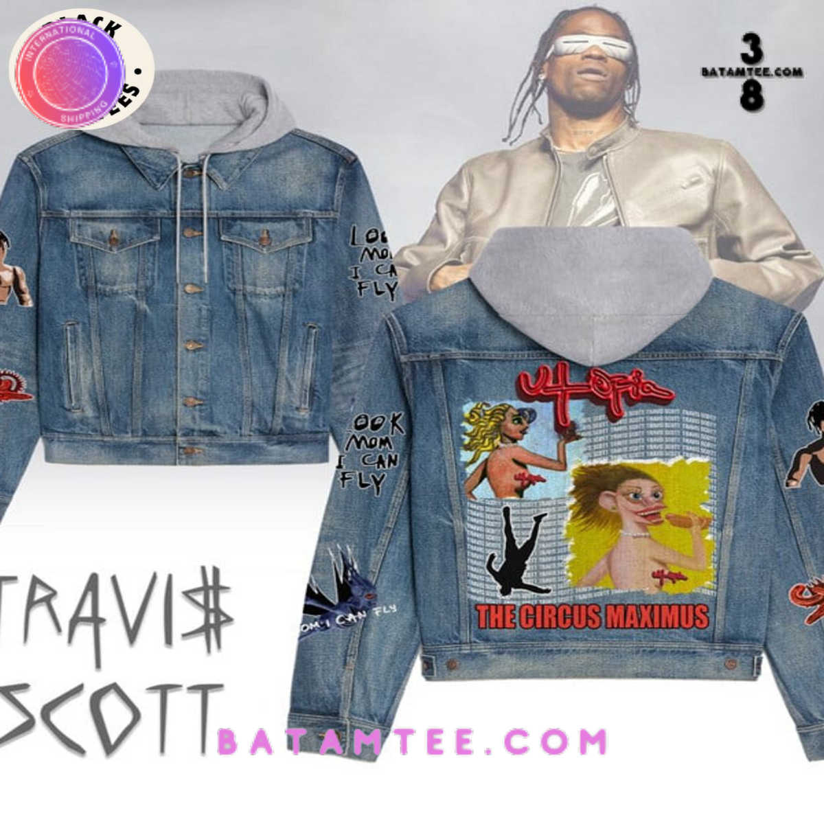 Travis scott sale denim jacket